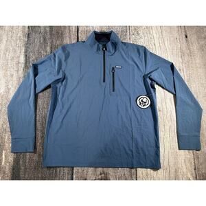 NWT Dead Air Silencers Airflow Half-Zip Ultralight Pullover Blue 2X